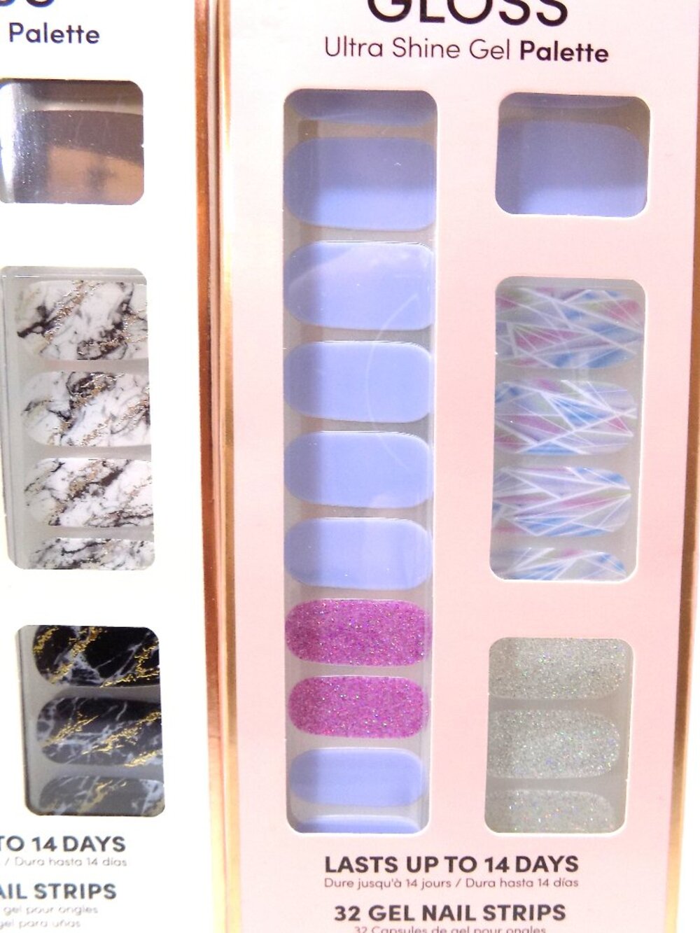 Bundle of Dashing Diva Gloss Gel Palette- 5 Packs of 32 Gel Nail Strips- New - Picture 4 of 8